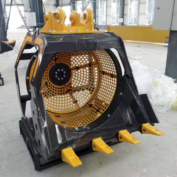 液壓I56合金鋼旋轉(zhuǎn)篩分斗Z4Z6挖掘機(jī)篩石器I872篩沙(圖2) 液壓I56合金鋼旋轉(zhuǎn)篩分斗Z4Z6挖掘機(jī)篩石器I872篩沙(圖2)