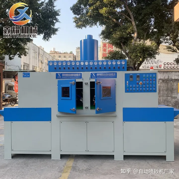 實木地板噴砂風化紋理處理自動噴砂機(圖5)