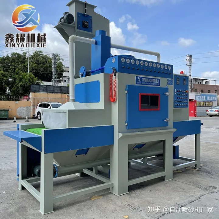 實木地板噴砂風化紋理處理自動噴砂機(圖4)