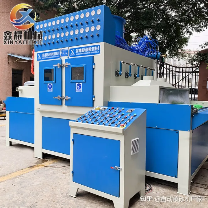 實木地板噴砂風化紋理處理自動噴砂機(圖7)