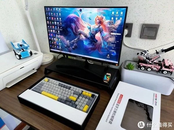 滿配98，黑爵AK966熱插拔機械鍵盤，gasket結構、凱華MX冰淇淋軸(圖4)