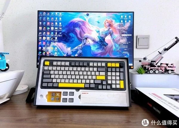 滿配98，黑爵AK966熱插拔機械鍵盤，gasket結構、凱華MX冰淇淋軸(圖5)