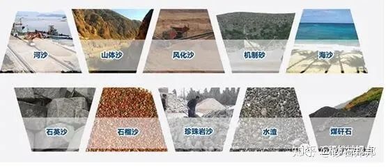 河砂、機制砂、水洗砂、再生骨料、尾礦制砂等都能用于混凝土？有何差別？(圖1)