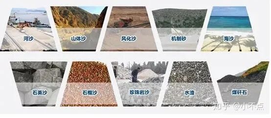 河砂、機制砂、水洗砂、再生骨料、尾礦制砂有何差別？(圖1)